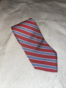 Brooks Brothers Krawatte aus reiner Seide, rot, weiß und blau gestreift  - Bild 1 von 7