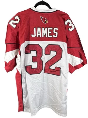 Новая футболка Edgerrin James Reebok NFL Arizona Cardinals No32 с нашивками HOF размер 54 с ценниками - Изображение 1 из 4