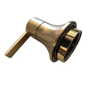 Signature Hardware SHLZPBLEVBG Lentz Shower Valve Trim, Lever Handle -Brush Gold - Picture 1 of 4