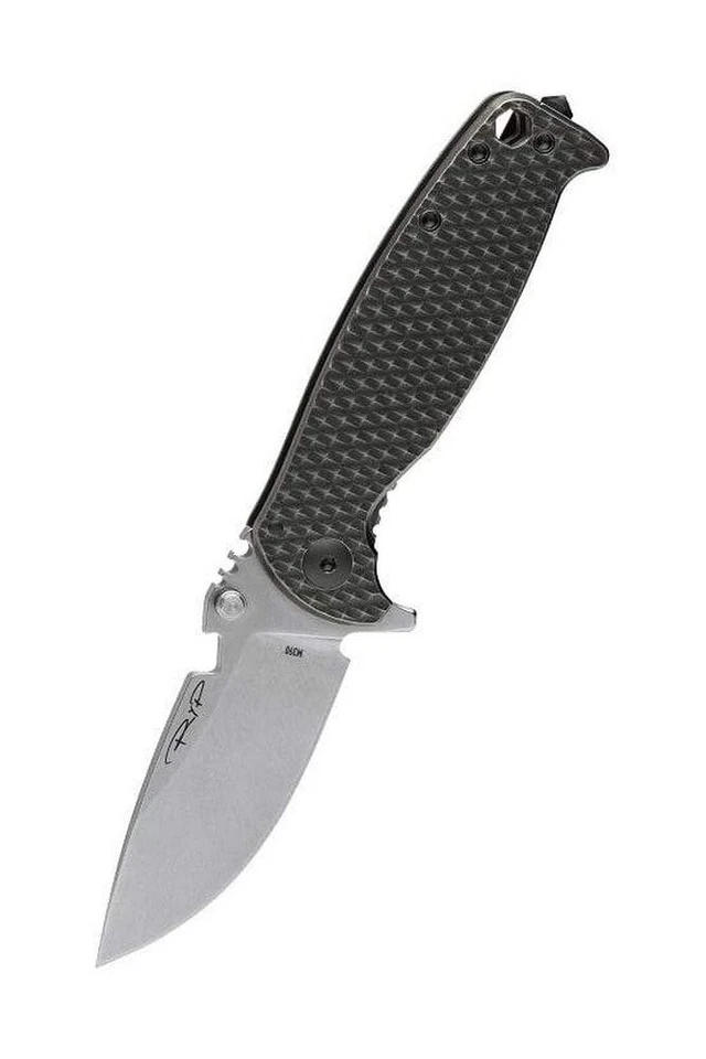 DPx Gear HEST F Framelock Gray Drop Point Folding Pocket Knife - DPHSF019 - Image 1 of 1