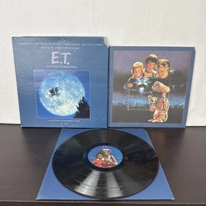 E.T. Soundtrack Michael Jackson 1982 Box LP Book No Poster MCA 70000 12" Vinyl - Foto 1 di 9