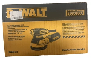 NEW DeWalt DWE6423 5" Variable Speed Random Orbit Sander - Picture 1 of 1