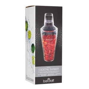 Barcraft 700ml Acrylic Cocktail/Martini Drink Maker Shaker w/Recipe Markings - Picture 1 of 2