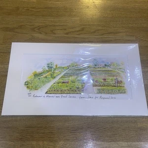 Aquarell Limited Edition Print Jessica Dove Le Manoir Aux Quat Saisons - Bild 1 von 6