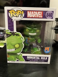 Funko Pop Marvel Immortal Hulk 6" GITD Vinyl Figure #840 PX Exclusive - Picture 1 of 6