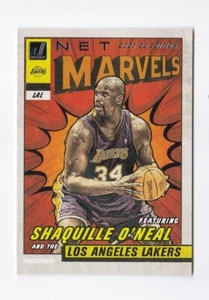 Donruss Net Marvels 2021-22 prueba de prensa letras blancas #4 Shaquille O'Neal Magic - Imagen 1 de 2