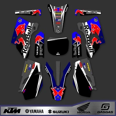 Kit de calcomanías gráficas personalizadas para Yamaha YZ250F/YZ450F (2003-2005) Foto 1 de 4