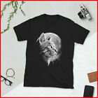 Cute Cat With Moon - Funny Cat T-Shirt