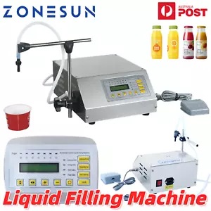 ZONESUN Automatic Liquid Filling Machine Digital Control Bottle Filler 5-3500ml - Picture 1 of 20