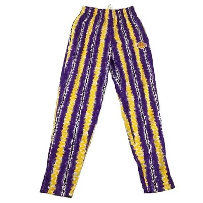Antiga Calça Starter Los Angeles Lakers Adulto Extra Grande Roxa Amarela Bob Lanier Masculina Nova Com Etiqueta - Imagem 1 de 4