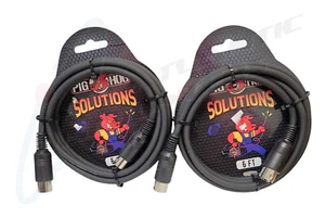 2 Pig Hog Solutions 6-foot MIDI Electronic AUX Cable PMID06 - Picture 1 of 1