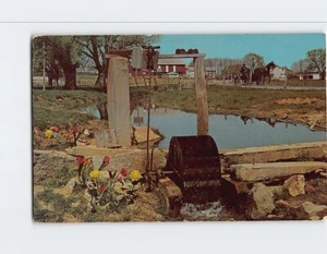 Postkarte Unikat Wasserräder Amish Land Pennsylvania USA - Bild 1 von 2