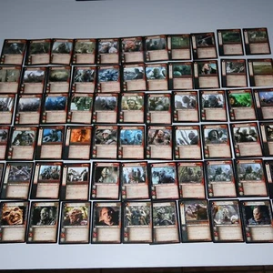 El Señor de los Anillos Juego de Cartas Coleccionables Moria Orco Duende Paquete de Cartas x 63 - Imagen 1 de 14