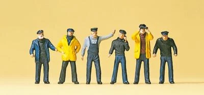 Ship's Crew (6) Exclusive Figure Set Preiser 10353