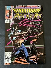 Steeltown Rockers #1 (1990 Marvel) Small Town Bands! Bagged And Boarded