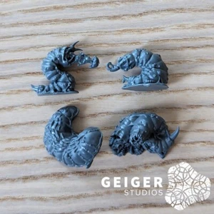 Warhammer 40K Kill Team Bits | Gellerpox Infected | Sludge Grubs 4x Models - Picture 1 of 1