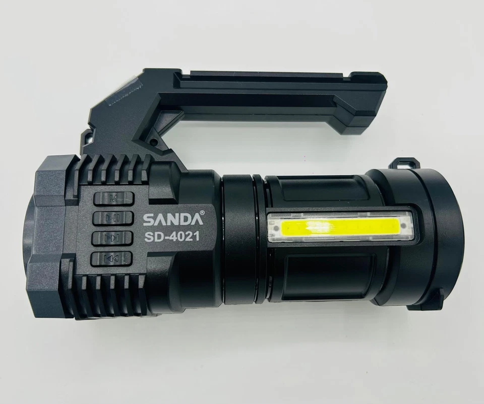 LINTERNA SOLAR LED PORTATIL INALAMBRICA CON RADIO BLUETHOOTH Y CARGADOR PORTATIL - Imagen 1 de 4