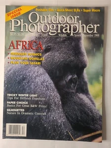 Outdoor Photographer Magazine (Dec 1988) Africa, Serengeti, Gorillas (NO LABEL) - Foto 1 di 5