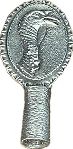 Turkey Lamp Finial *Pewter - Hunters, Birders, Twitcher, Birdwatchers, Sid Bell - Picture 1 of 4