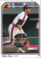 1991 BBM JapanNSCC/National  #346 Mike Diaz Lotte Orions/1 F12215