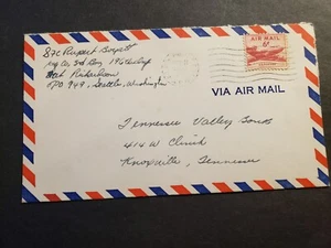 APO 949 FORT RICHARDSON, ALASKA 1950's Army Cover 196th Infantry - Picture 1 of 2