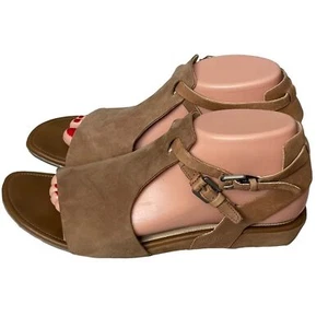 Ecco Suede Leather Strappy Sandals Size 40 US 9/9.5 - Picture 1 of 11
