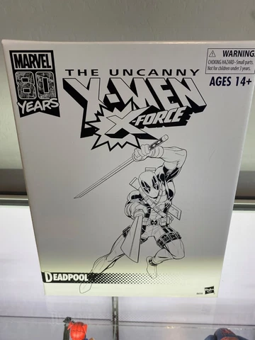 MARVEL LEGENDS DEADPOOL X-FORCE 80TH ANNIVERSARY RETRO HASBRO  NEW Cover