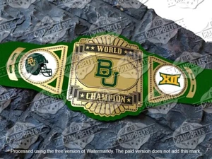 Baylor Bears XII National Championship Belt Adult Size 2mm Brass - Picture 1 of 1