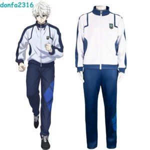 Anime Blue Lock Isagi Yoichi Cosplay Costumes Sports Suit Outfit Uniform Gifts - Picture 1 of 15