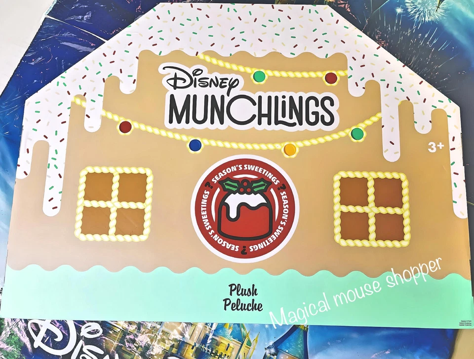 2023 Disney Parks Munchlings Advent Calendar Holiday 12 Days Of Christmas New - Image 1 of 1