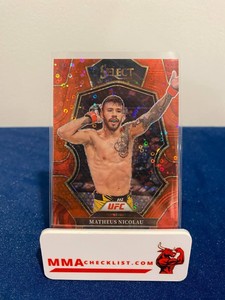 2023 SELECT UFC H2 MATHEUS NICOLAU /99 RED DISCO PRIZM SP
