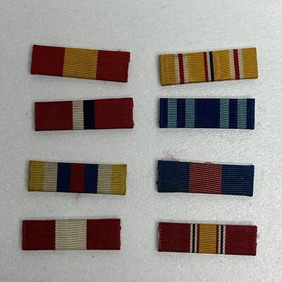 Lote de 8 cintas militares de Estados Unidos vintage surtidas Foto 1 de 3