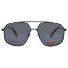 Polaroid Core Polarized Grey Navigator Unisex Sunglasses PLD 6173/S 0807/M9 58
