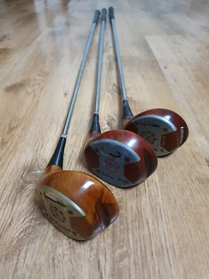 Ben Hogan Speed Slot Persimmon 1,3,4 Wood Set - Image 1 of 4