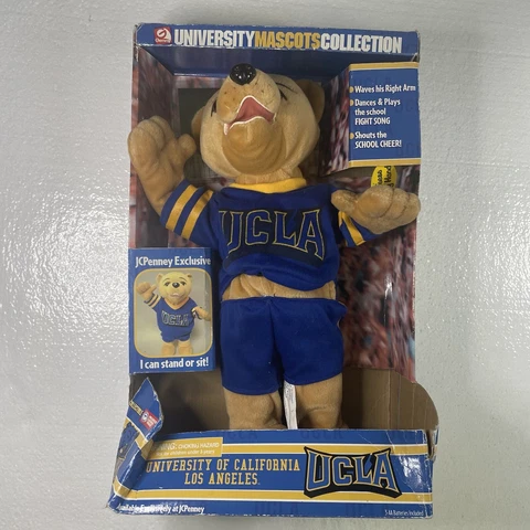 UCLA BRUINS Mascot Musical Animated JC Penny New in Box 2001 Cover