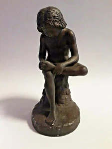 Spinario Boy With Thorn 1969 Austin Products Plaster/Chalkware Figure - Picture 1 of 12