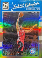 2016-17 Panini Optic Jahlil Okafor Silver Holo #2 Philadelphia 76ers