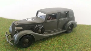 PACKARD 1937 MILITAIRE 1/43 SOLIDO MADE IN FRANCE voiture miniature d collectio - Imagen 1 de 6