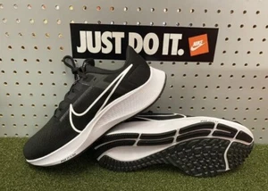 Nike Men's Air Zoom Pegasus 38 Running Shoes CZ1815 002 Black White Size 10 Wide - Picture 1 of 9