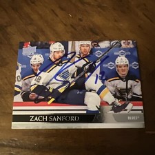 Zach Sanford Signed Card