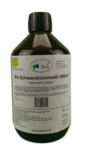 Sala Schwarzkümmelöl kaltgepresst BIO 500 ml Glasflasche - Bild 1 von 1