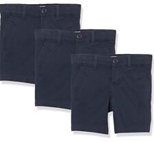 Amazon Essentials 3-pack Girls And Toddlers Uniform Shorts Blue Size 7 Slim