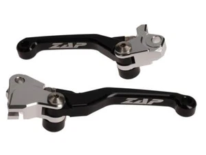 ZAP Kupplungs-Bremshebel Kit Flexs Apto An Yamaha YZF 250 450 ab09 Negro - Imagen 1 de 2