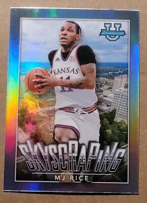 2023 MJ Rice Bowman Chrome University Basketball Skyscraping Refractor #S-7 - Image 1 of 2