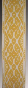 11 Yard HAND MADE UZBEK Natural SILK IKAT ADRAS FABRIC # 8737 - Picture 1 of 5