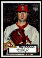 2007 Topps Rookie 1952 Edition Chrome Andy Cavazos RC /1952 Cardinals #TCRC61
