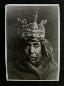1914 Schlange zeremonieller Kopfschmuck Tlu'waluahu Foto 6,25 "x 4,25" Postkarte - Bild 1 von 2