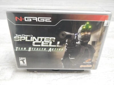 NEW SEALED Authentic Splinter Cell Team Stealth Action N-Gage 2003 Video Game - Image 1 of 4