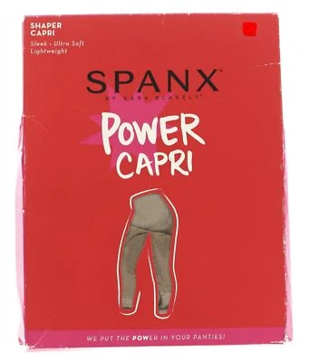 Spanx 177149 Women's Power Nude Sleek Ultra Soft Lightweight Capri Size C - Image 1 of 2