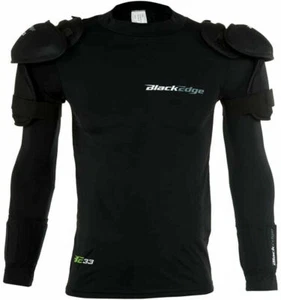 BlackEdge BE33 Hockey Compression Shoulder Pads! Comp Shirt Undershirt Wrist Pad - Picture 1 of 3